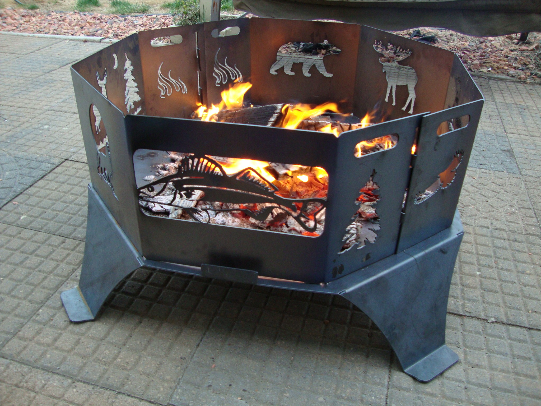 Custom Fire Pit Rings With A, Custom Made Fire Pit Rings